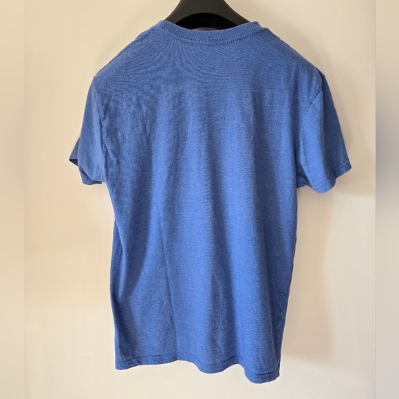 BILL and Ted's Excellent Adventure Vintage Blue Graphic T-Shirt. Size Med - Picture 3 of 6